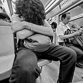 Persona en el metro